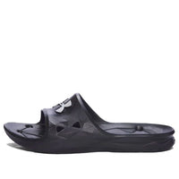 Under Armour Locker 3 Slides 'Black Silver' 1287325-001