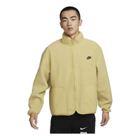 Nike Club Fleece+ Sherpa Winterized Jacket 'Buff Gold Black' FB8387-720
