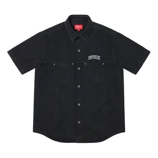 Supreme 2-Tone Denim S/S Shirt 'Black White' SUP-SS19-10027