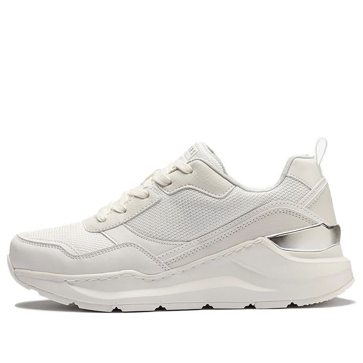 (WMNS) Skechers Street Low-Top White 155046-WHT