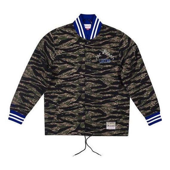 Mitchell & Ness x NBA Los Angeles Lakers Tiger Jacket 'Camo' BFJKBW19095-LALCAMO