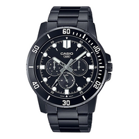 Casio Dress Classic Minimalistic Analog Watch 'Black White' MTP-VD300B-1E