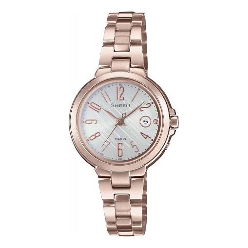 CASIO SHEEN Series Stylish Classic Watch Solar Charging Solar Powered Rose Gold Analog SHW-5100CG-7AJF