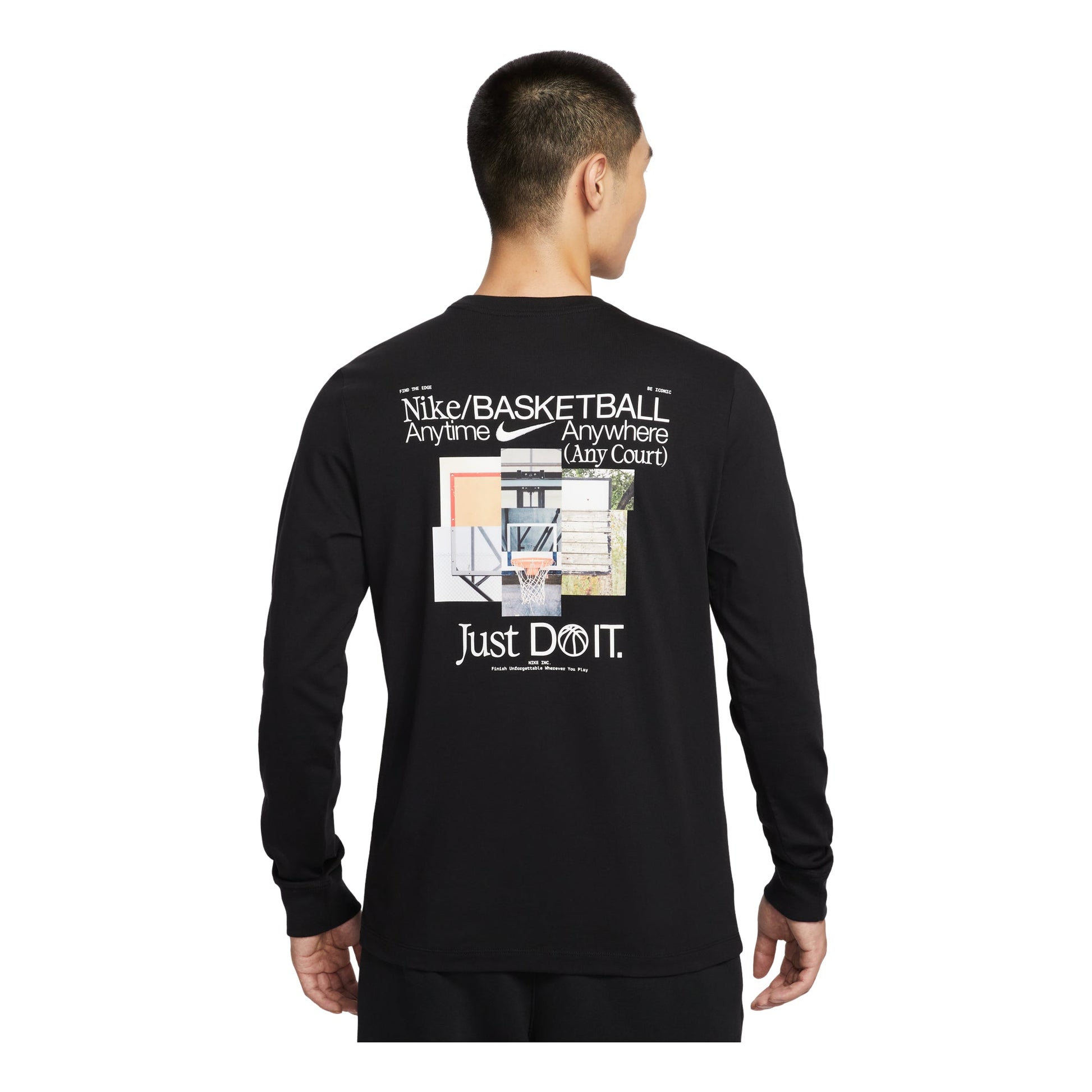 Nike Basketball Long-Sleeve Shirt 'Just Do It Anytime'  HV1771-010