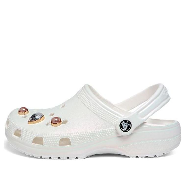 (GS) Crocs Classic Crystals Clogs 'White' 208435-100