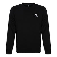 Converse Star Chevron EMB Crew Sweatshirt Asia Sizing 'Black' 10008816-A01