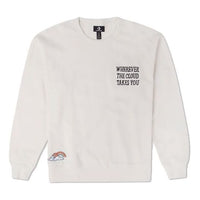 Converse Logo Crewneck Asia Sizing 'White' 10025828-A01