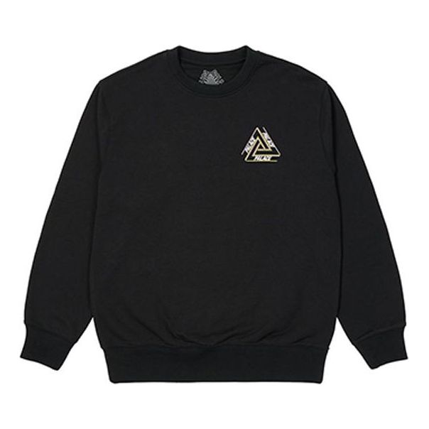 Palace Outliner Mit Designer Crew Sweater 'Black' P21CW008