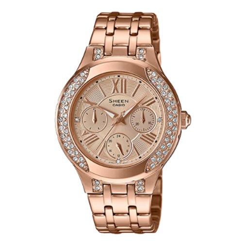 CASIO SHEENSeries es Rose-Golden Rose Gold Analog SHE-3809PG-9A