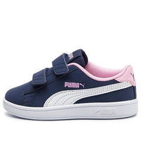 (PS) PUMA Smash V2 Buck V Ps Leisure Sneakers Navy- Blue 365183-09