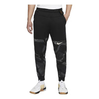 Nike Pattern Printing Bundle Feet Sports Pants Men's Black DQ6619-010