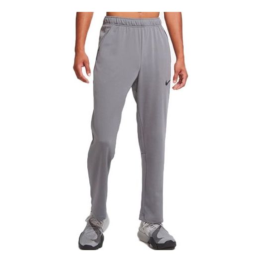 Nike Dri-FIT Fleece Training Sports Long Pants Gray CU4950-084