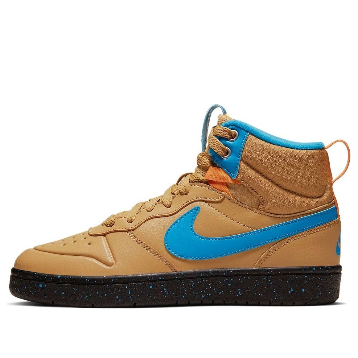 (GS) Nike Court Borough Mid 2 Boot 'Club Gold Blue Hero' BQ5440-701