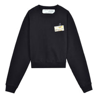 (WMNS) Off-White Back Large Printing Loose Black OWBA026E180030431060