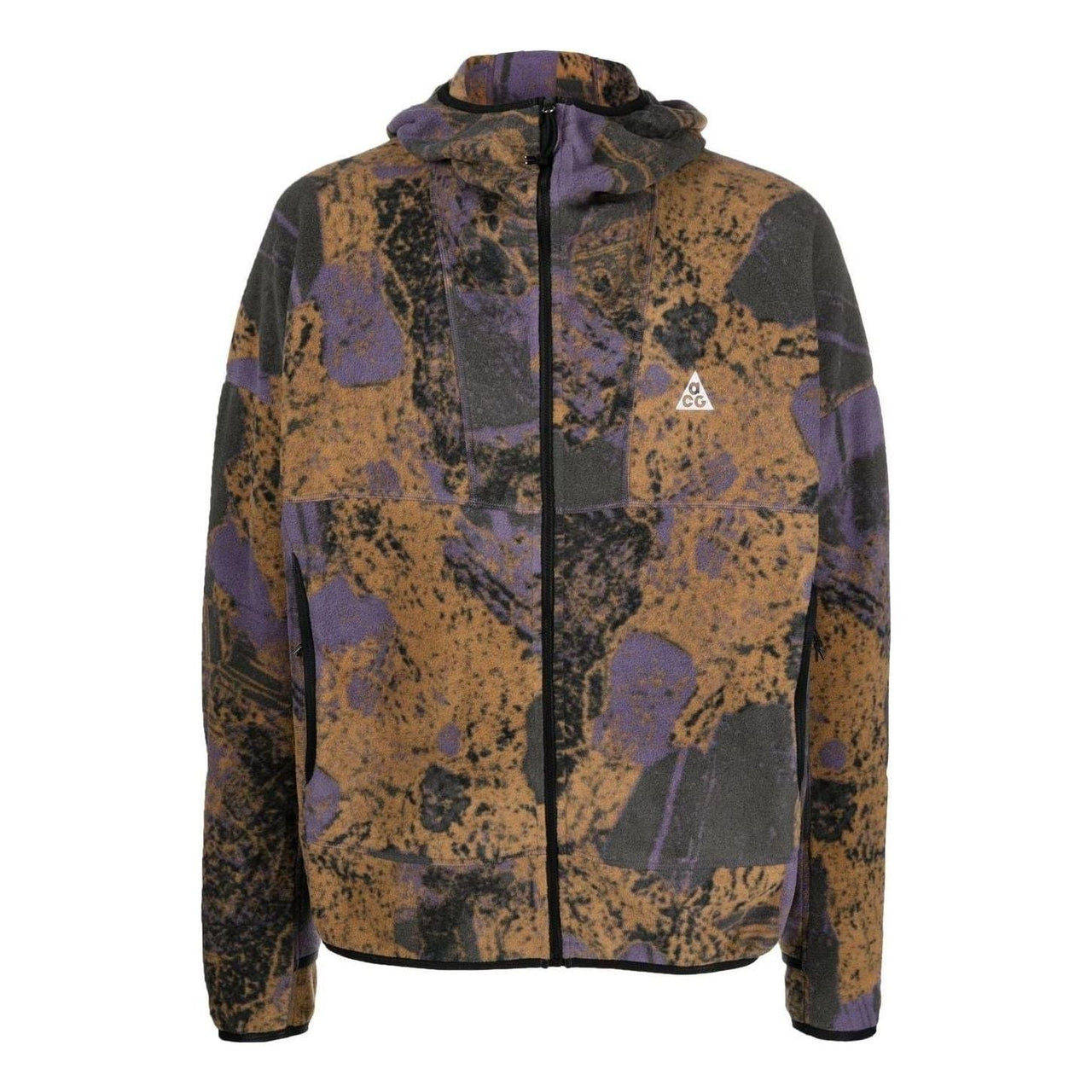 Men's Nike ACG Therma-Fit Abstract Printing Zipper Hooded Jacket DN3931-553