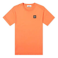 STONE ISLAND Garment Dyed Patch Logo Tee Logo Tee 721524113-V0037