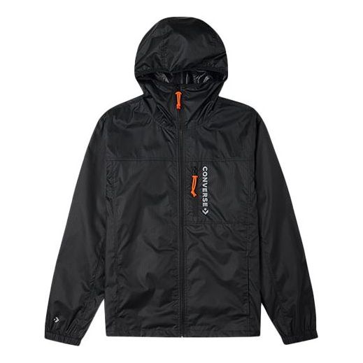 Converse Retro Casual Hooded Jacket Couple Style Black 10023165-A03