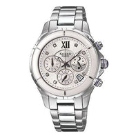 CASIO SHEEN Waterproof Stainless Steel Strap Silver Analog SHE-5513D-7ADF