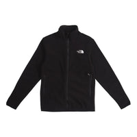 Men's THE NORTH FACE Fleece Cozy Stay Warm Stand Collar Jacket Black 4NA3-JK3