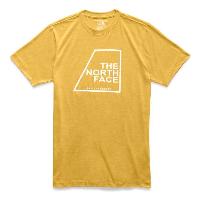 Men's THE NORTH FACE Short-sleeve Our DNA Tee Alphabet Short Sleeve US Edition Yellow NF0A3X5VDV8
