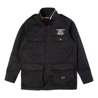 NEIGHBORHOOD logo Printing Jacket Unisex Black 191SPNHJKM02
