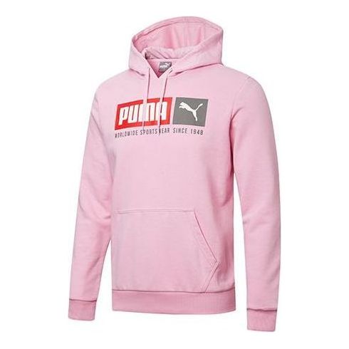 PUMA Logo Sportswear Hoodie 'Pink' 583711-03