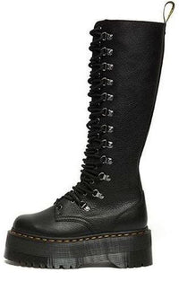 (WMNS) Dr.Martens 1B60 Max Hardware Leather Extra High Boots 'Black' 26899001