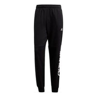 adidas Sports Stylish side logo Knit Long Pants 'Black' CF1343