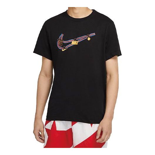 Nike Dri-FIT Swoosh Basketball Short Sleeve Black CV1066-011