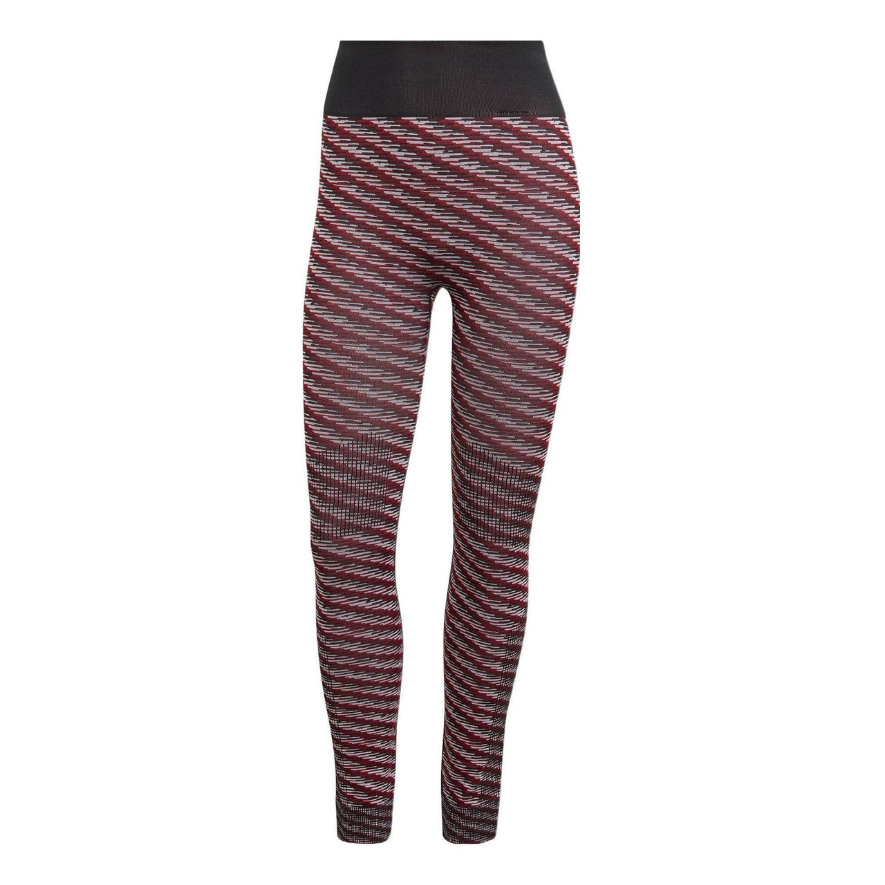 (WMNS) adidas by Stella McCartney Knit Training Tights Asia Sizing 'Red Black' HG1267