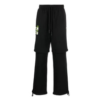 Men's Off-White FW22 Arrow Printing Casual Pants/Trousers Black OMCH047S22FLE0021055