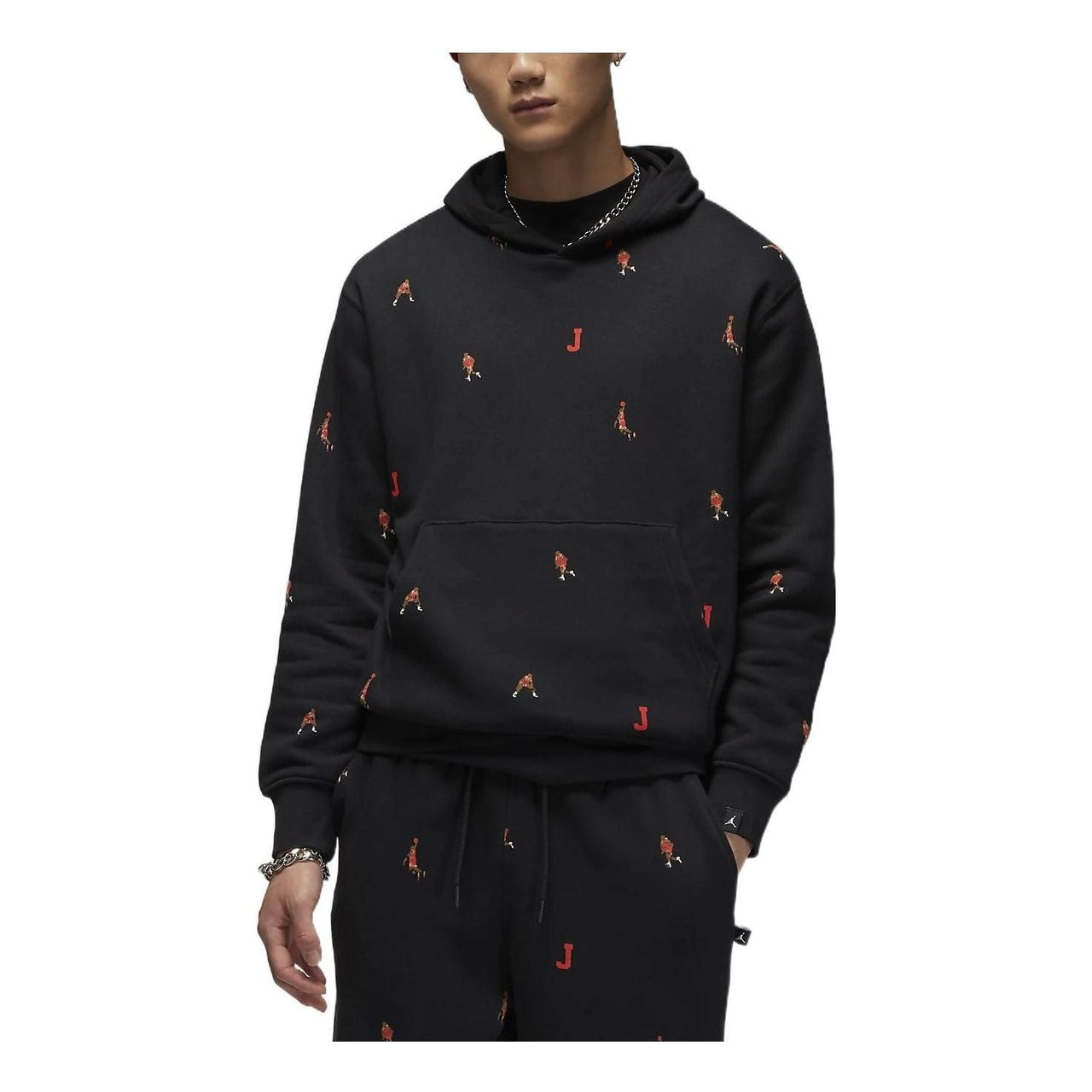 Air Jordan Holiday Jumpman Fleece Pullover Hoodie 'Black' DV9393-010