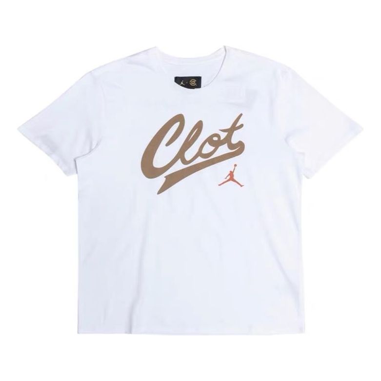 Clot X Air Jordan Ct S/S Terracotta Warriors Short-Sleeved Male 'White' CLOT-006
