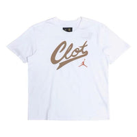 Clot X Air Jordan Ct S/S Terracotta Warriors Short-Sleeved Male 'White' CLOT-006