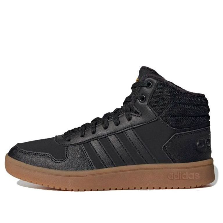 (WMNS) adidas Hoops 2.0 Mid 'Black Brown' FW3501
