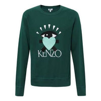 KENZO Love Large Eye Embroidered Pattern Sweatshirt 'Green' F965SW3124X4-53