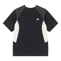 New Balance x LiangDong Color Block T-Shirt Asia Sizing 'Black' NEE17113-BK