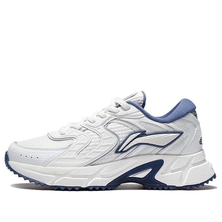 (WMNS) Li-Ning Casual Running Shoes 'White Silver Blue' ARLR014-5