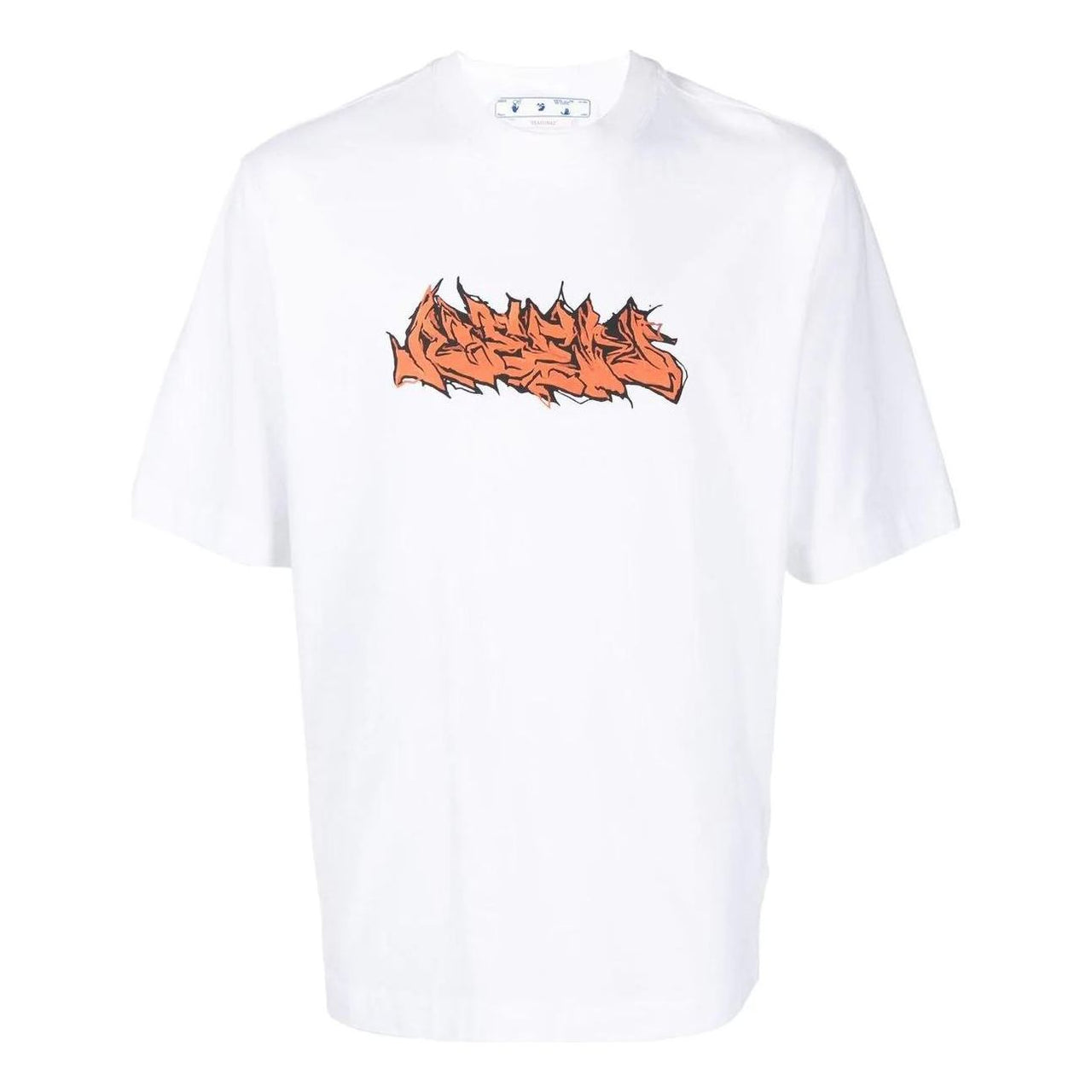 Off-White Logo Print Short Sleeve Tee 'White' OMAA119S22JER0070120