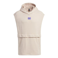 (WMNS) adidas Neo Studio Lounge Hooded Tee 'Beige' IB7644