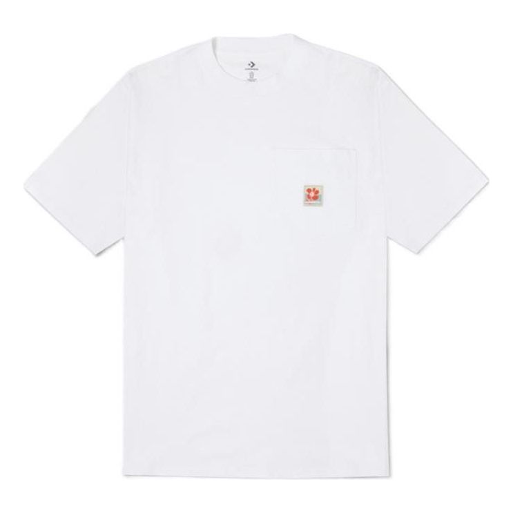 Converse Pocket T-Shirt Asia Sizing 'White' 10022931-A02