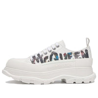 Alexander McQueen Tread Slick Lace-up Shoes 'White Multi' 711108WIATC9583