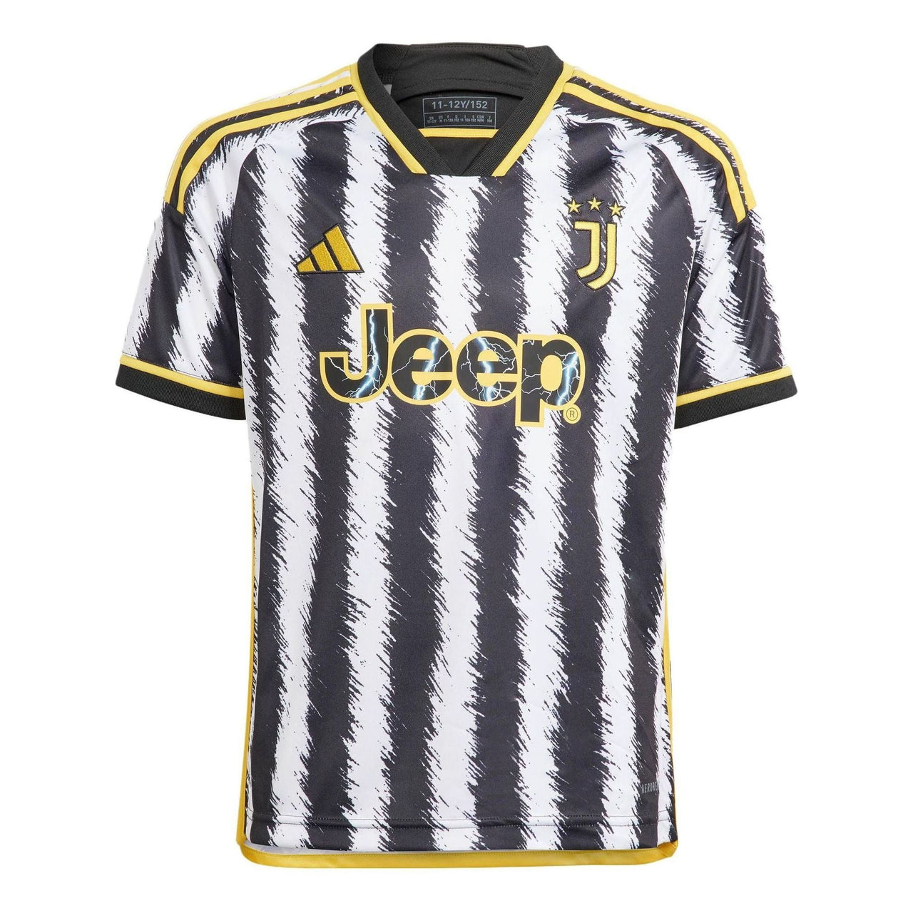 (GS) adidas Juventus 23/24 Home Jersey 'Black White' IB0490