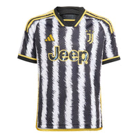 (GS) adidas Juventus 23/24 Home Jersey 'Black White' IB0490