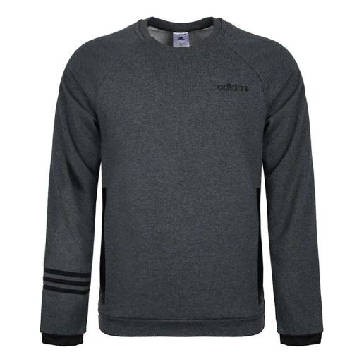 adidas E Mo Crew Ft Sports Round Neck Pullover Gray DU0438