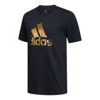 adidas 8-Bit Foil Grfx Athleisure Casual Sports Short Sleeve Black FN1738