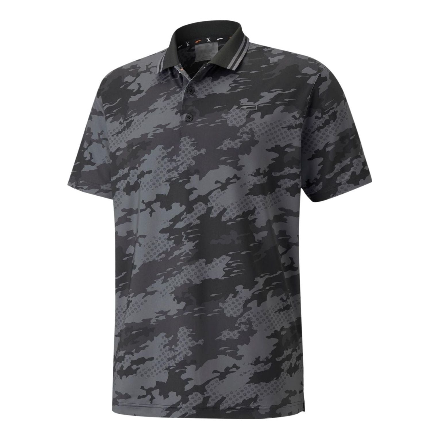 PUMA x Camouflage Golf Polo Shirt 'Grey Black' 531150-02