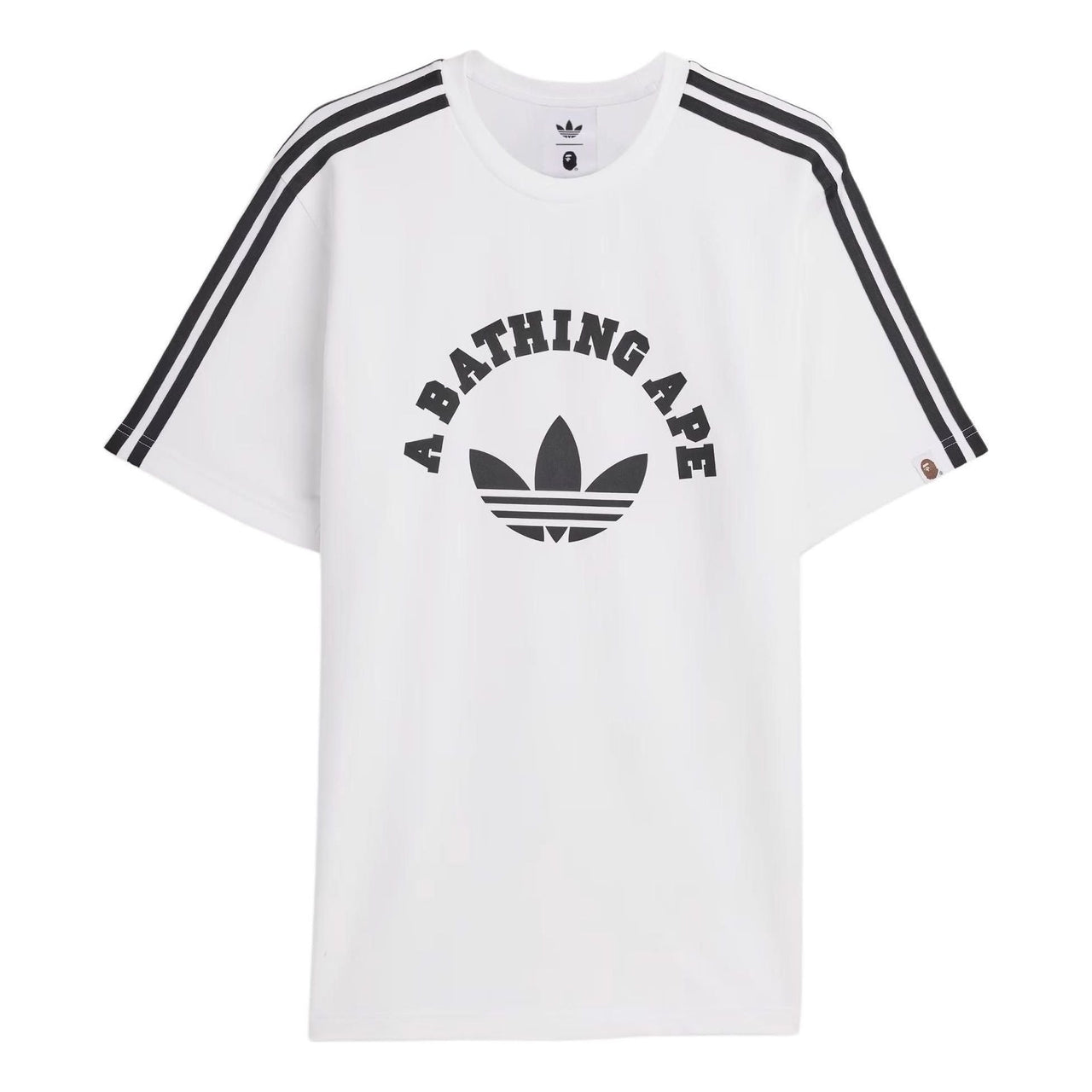adidas x Bape T-Shirt Asia Sizing 'White' JN7120
