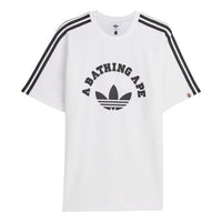 adidas x Bape T-Shirt Asia Sizing 'White' JN7120