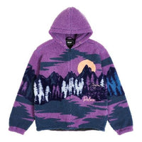 PALACE Unisex Hooded Printing Jacket Purple P19JK091